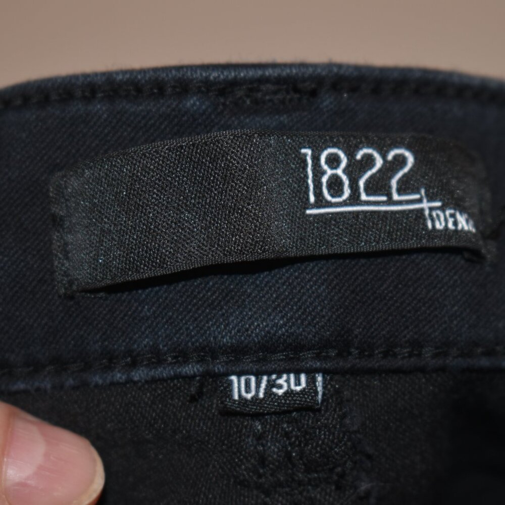 1822 Denim Butter Wynter Skinny Jean in Black Size 10/30 - Picture 6 of 6